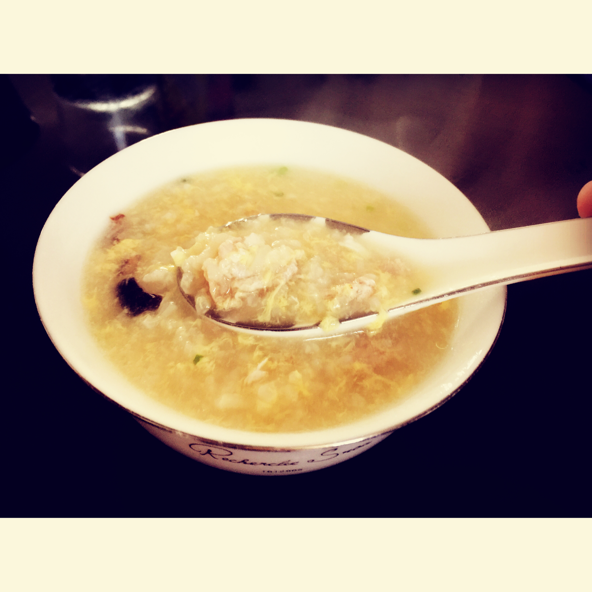 牛肉蛋花粥
