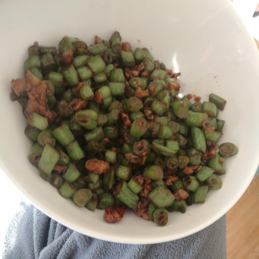 肉沫豆角下饭菜