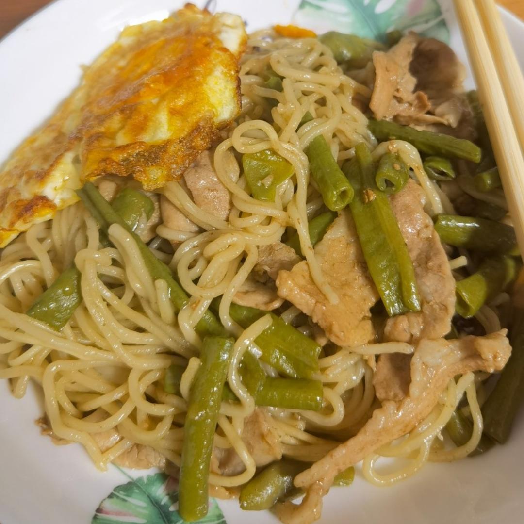 家庭版豆角焖面