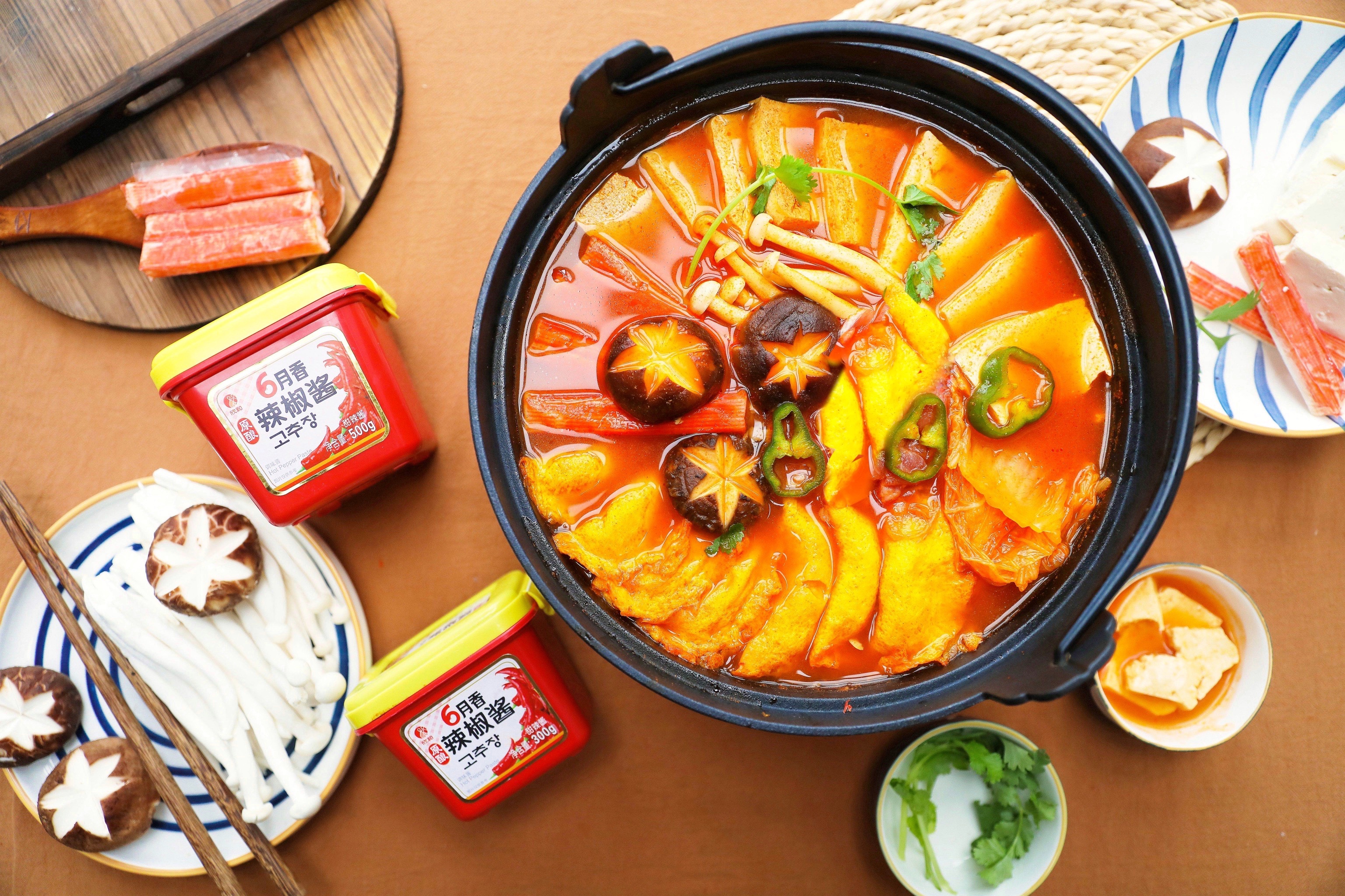 超浓郁的韩式辣白菜豆腐汤‼️冬日治愈美食的做法
