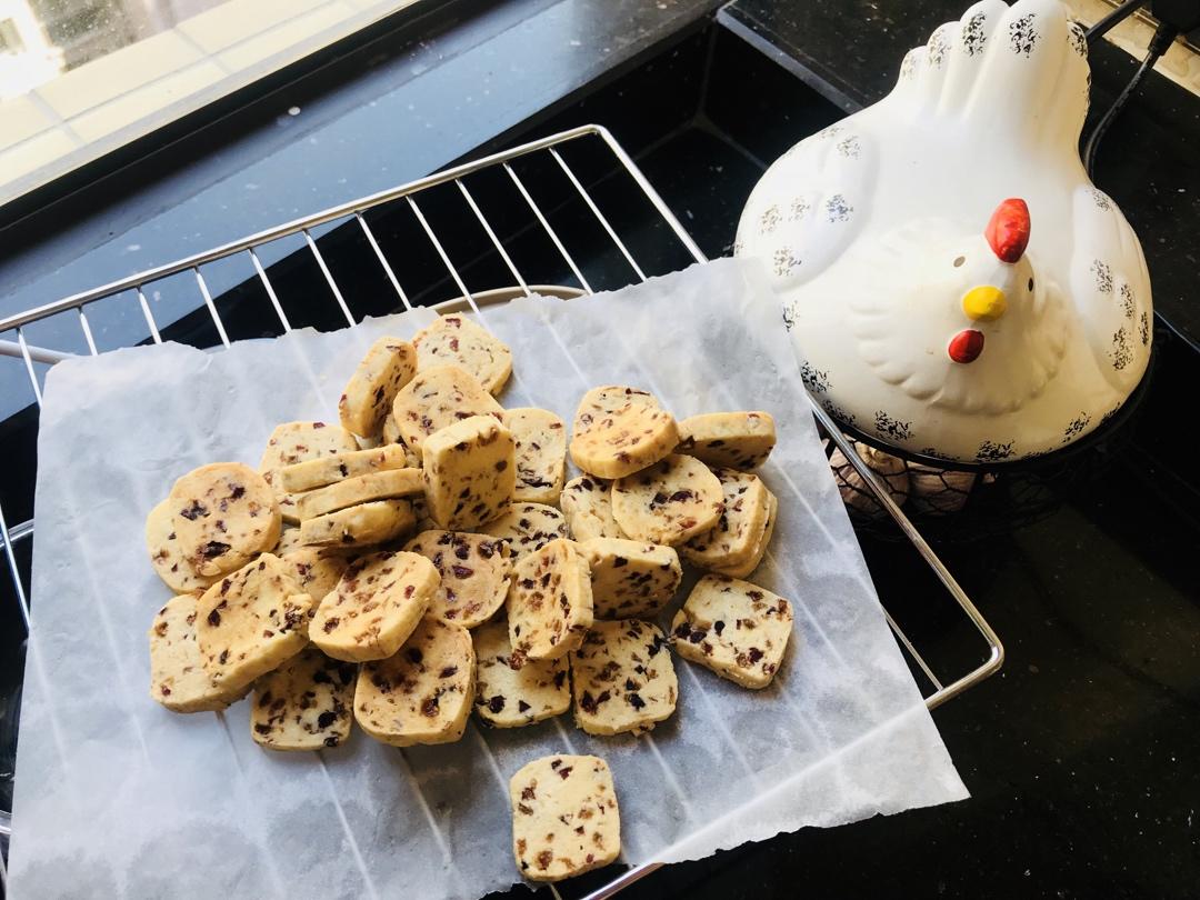 低糖少油版蔓越莓饼干