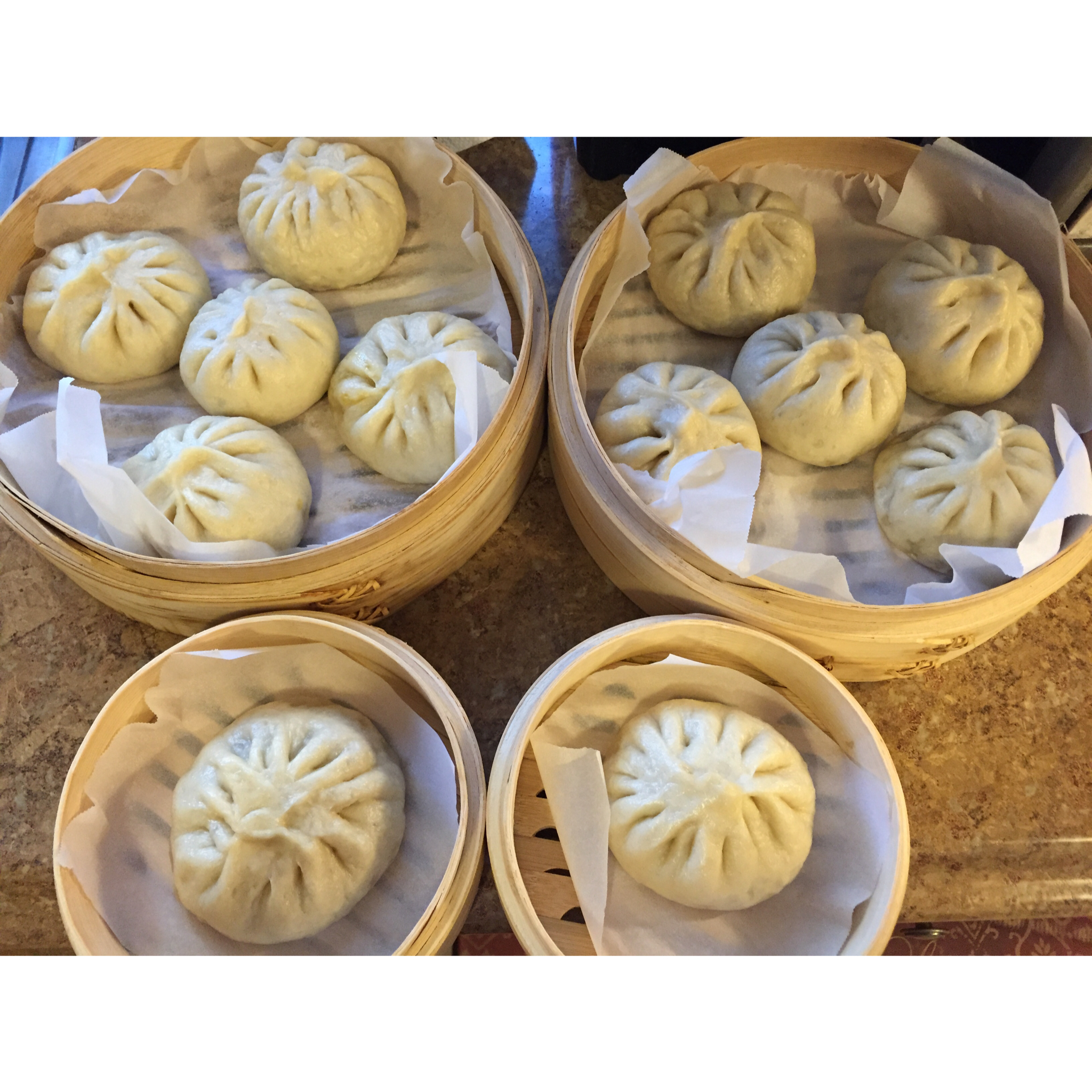 一小时快速吃上热腾包子（包括准备馅的时间）