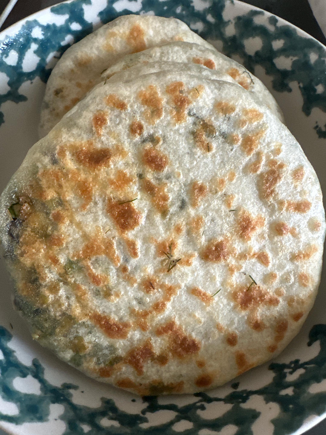 茴香鸡蛋馅饼