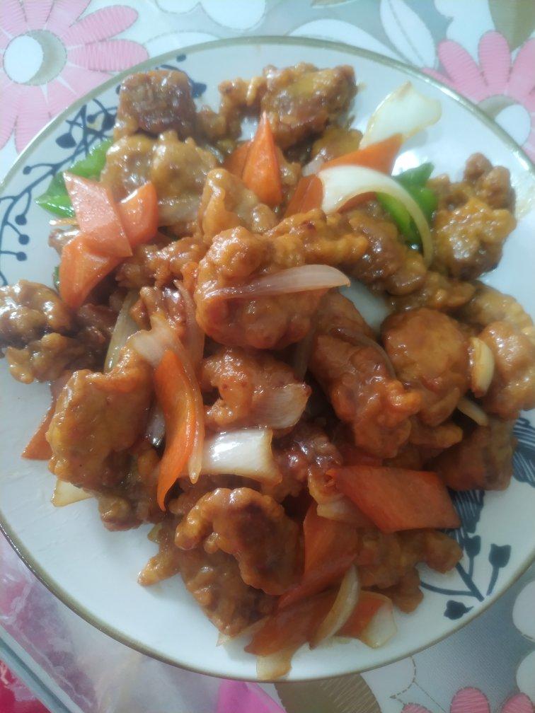 溜肉段烧茄子（东北硬菜呀哈哈）