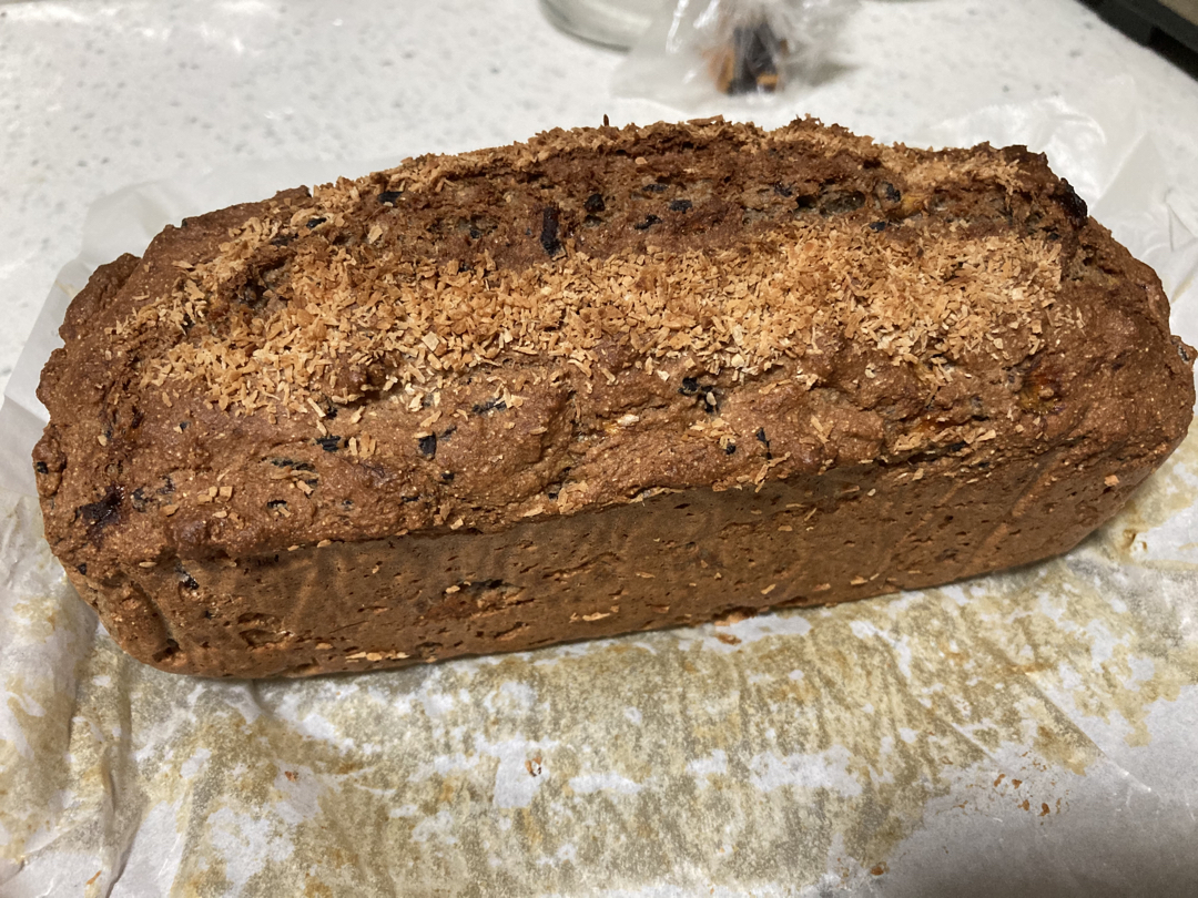 紫米椰香全麦快手面包丨健康·烘焙