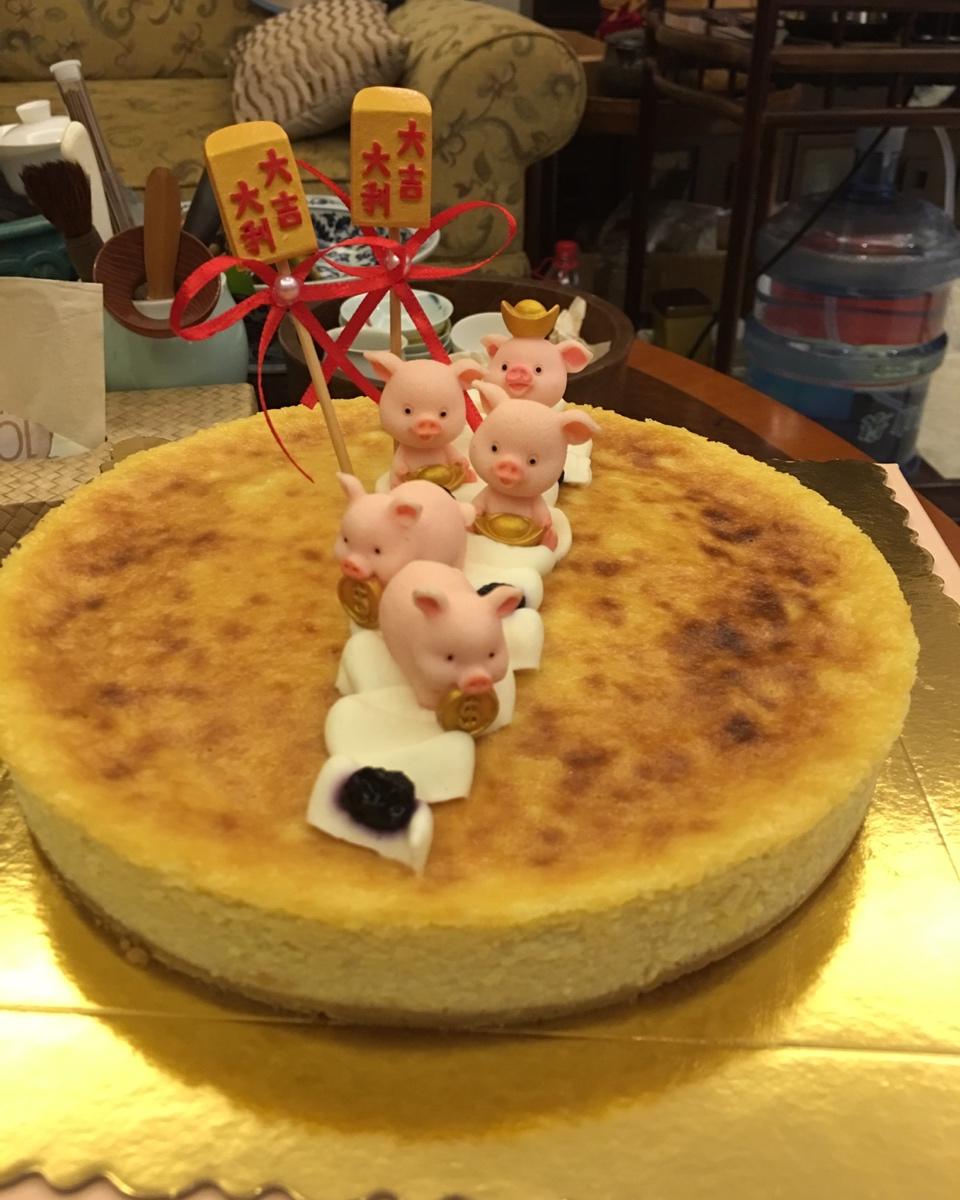 8寸榴莲芝士蛋糕