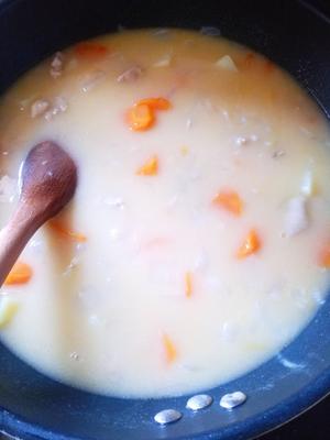 日式超浓芝士奶油汤饭的做法 步骤13