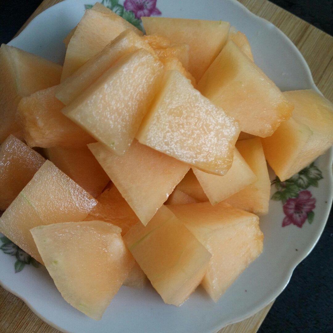 哈密瓜花式切法