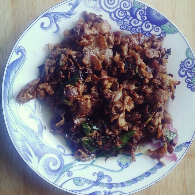 葱爆羊肉