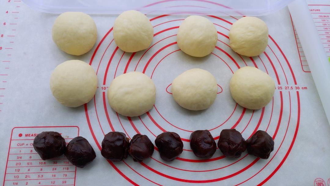 豆沙面包圈（一次发酵）