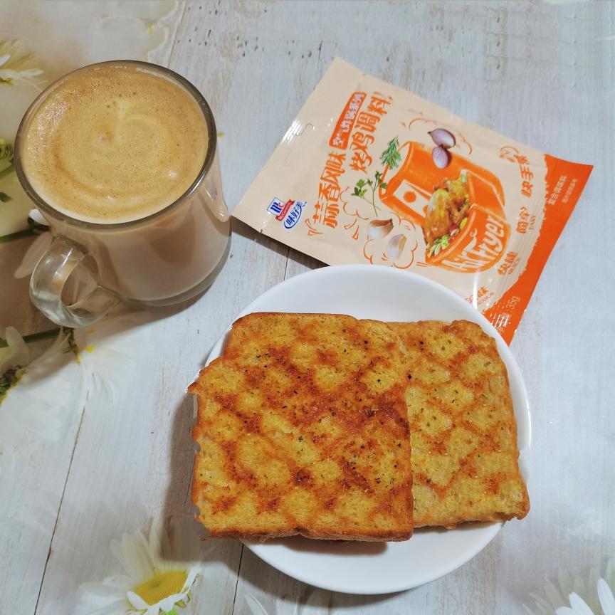 超快手的蒜香黄油吐司片的做法