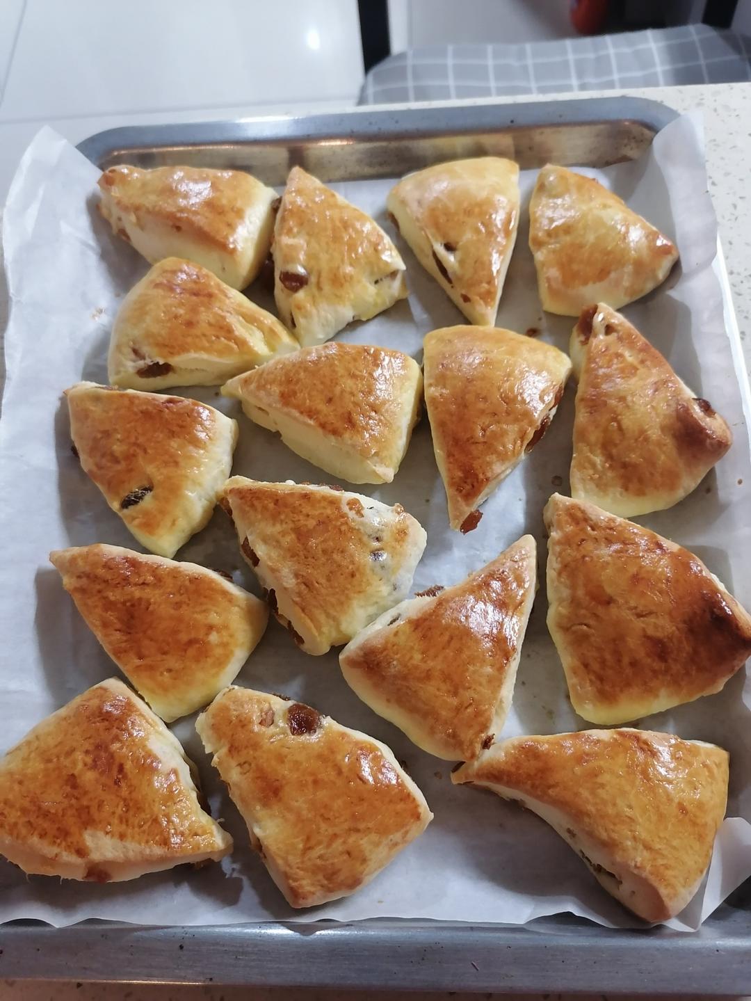 葡萄干司康（酵母版）