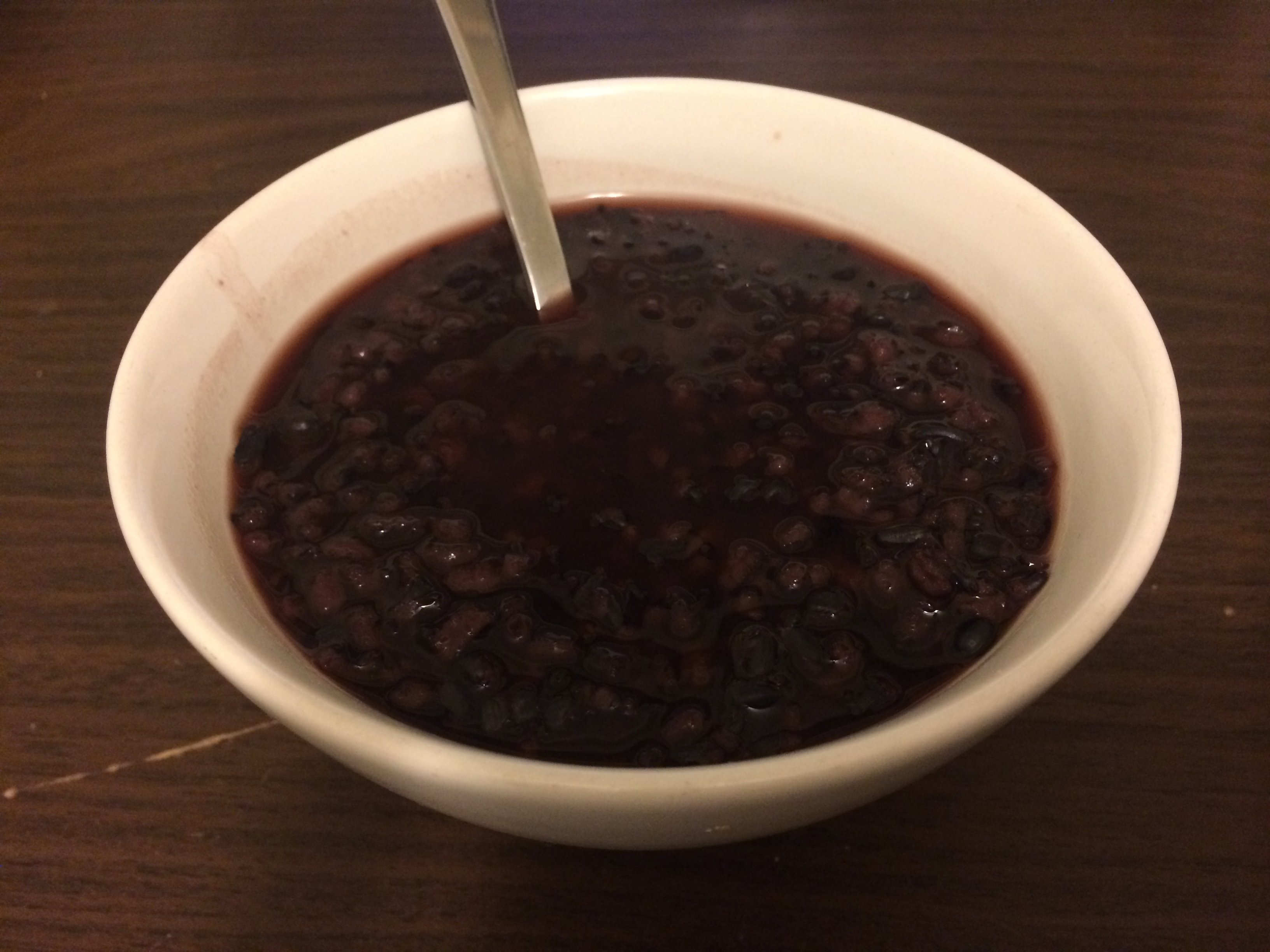 大麓做的黑米粥