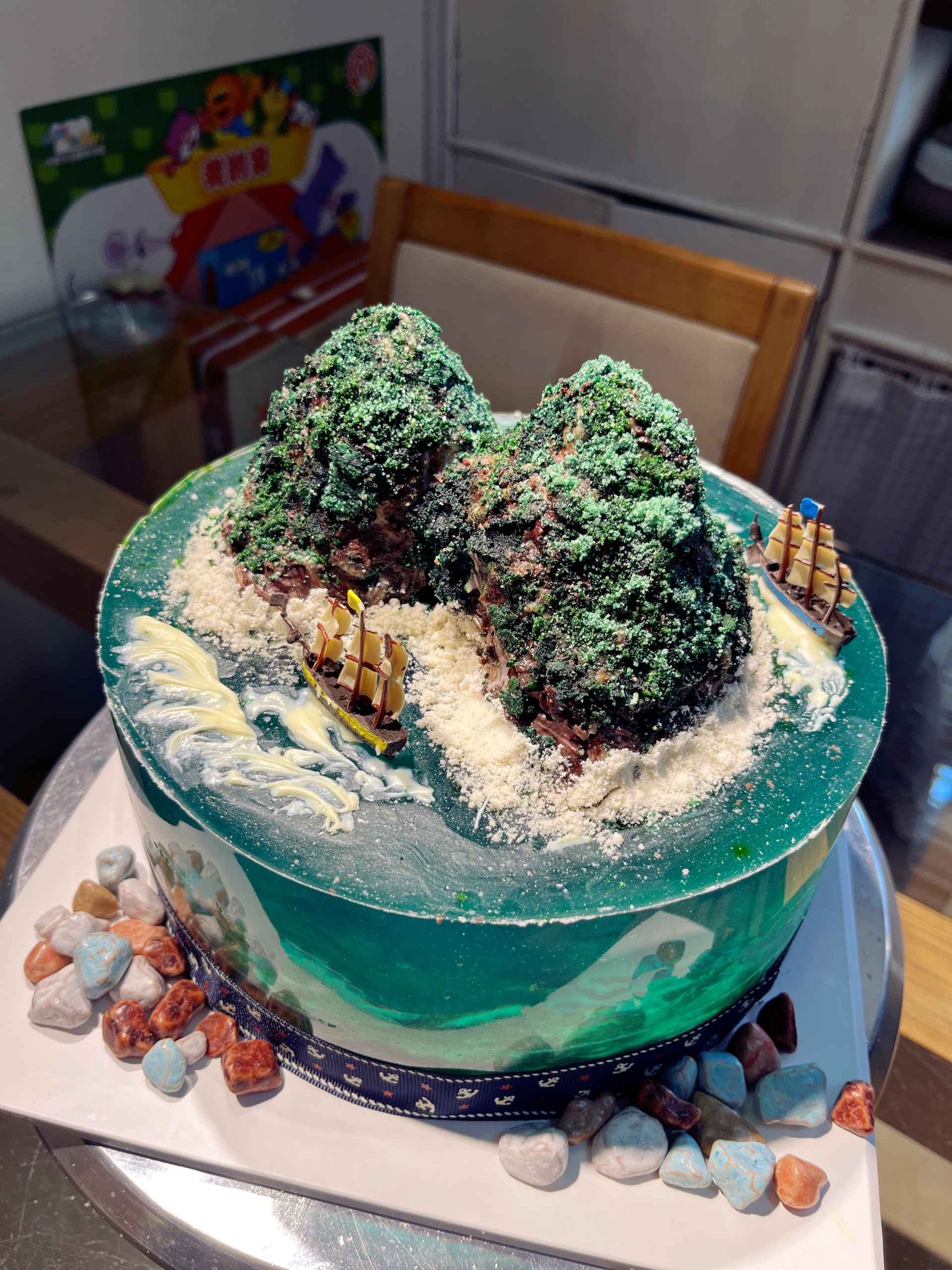 海岛生日蛋糕的做法
