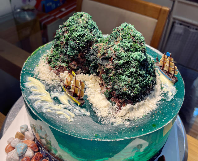 海岛生日蛋糕