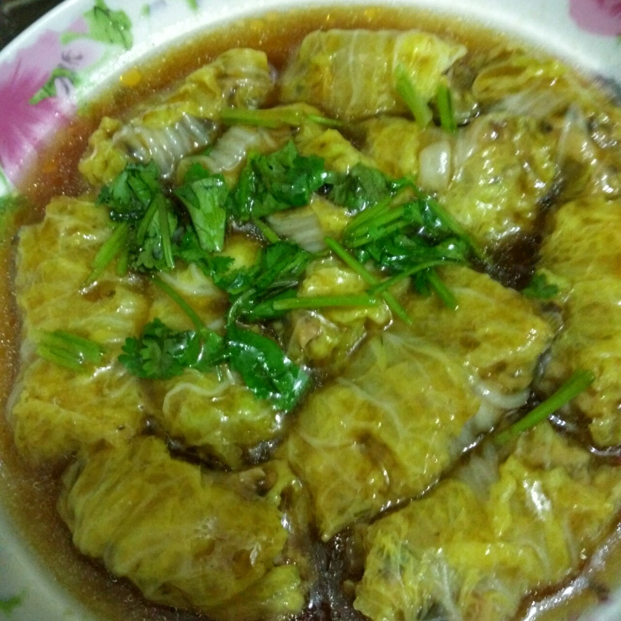 肉酿白菜卷