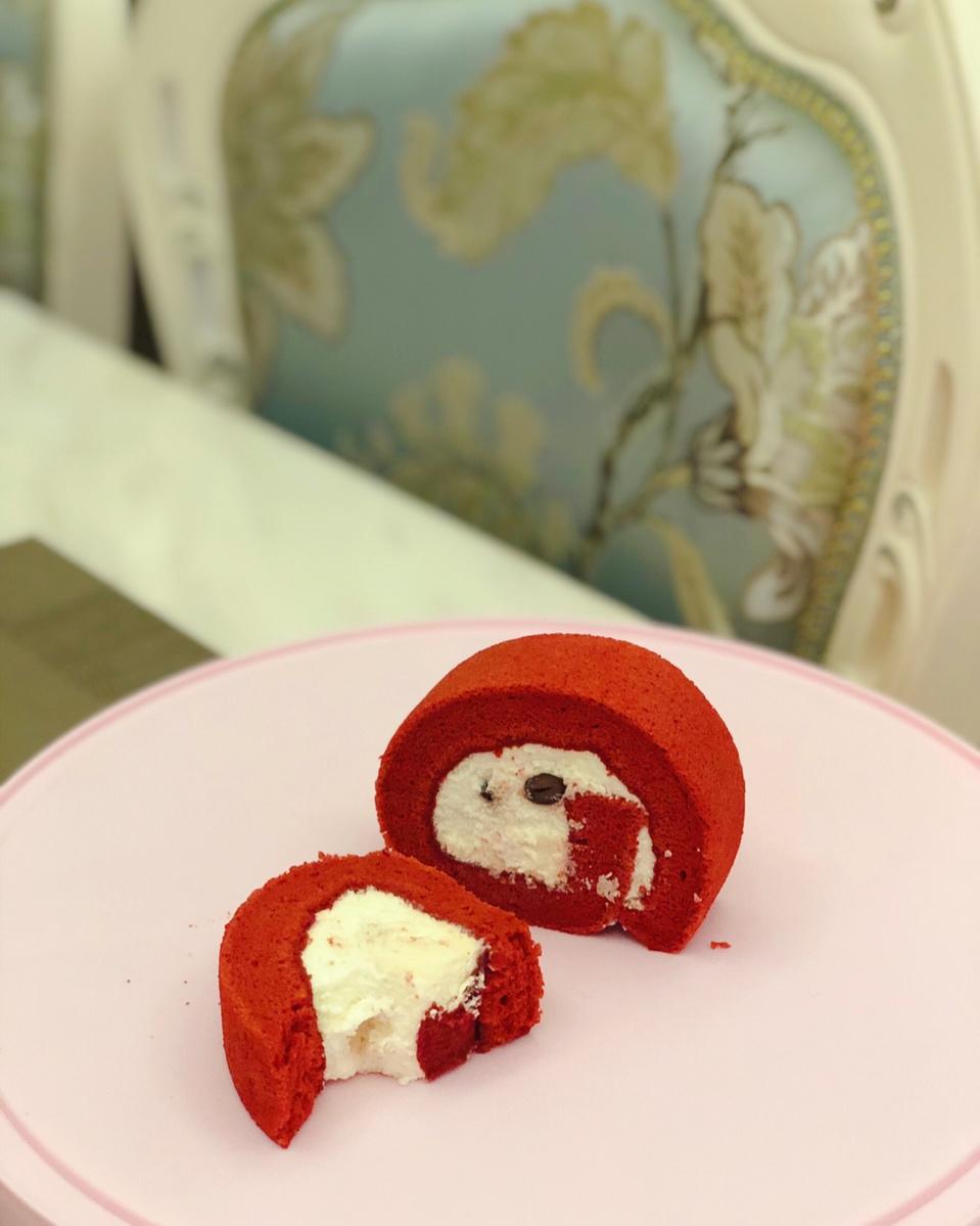 红丝绒蛋糕卷（完美毛巾底）