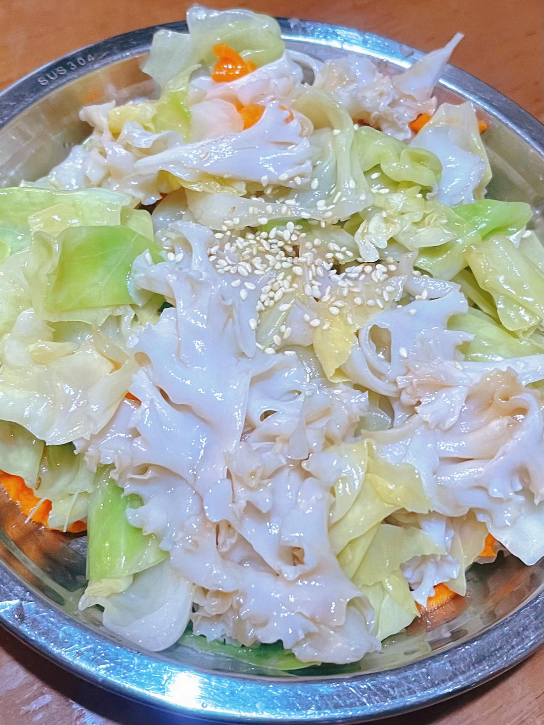 秋季十道素~开胃凉菜~凉拌绣球菌