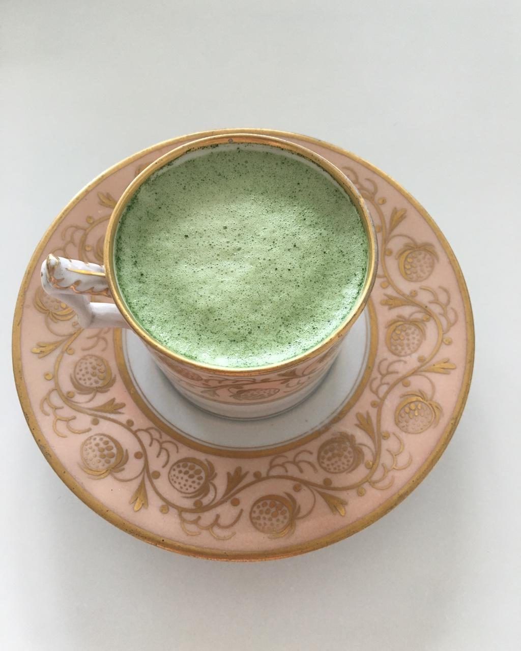 无糖抹茶拿铁
