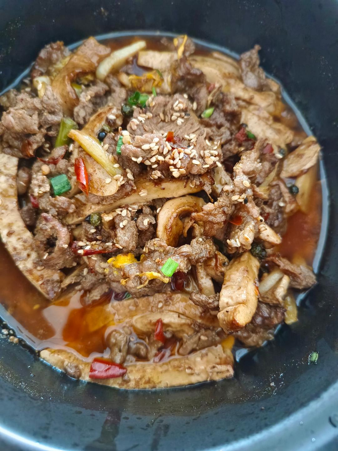 花花牛肉的做法