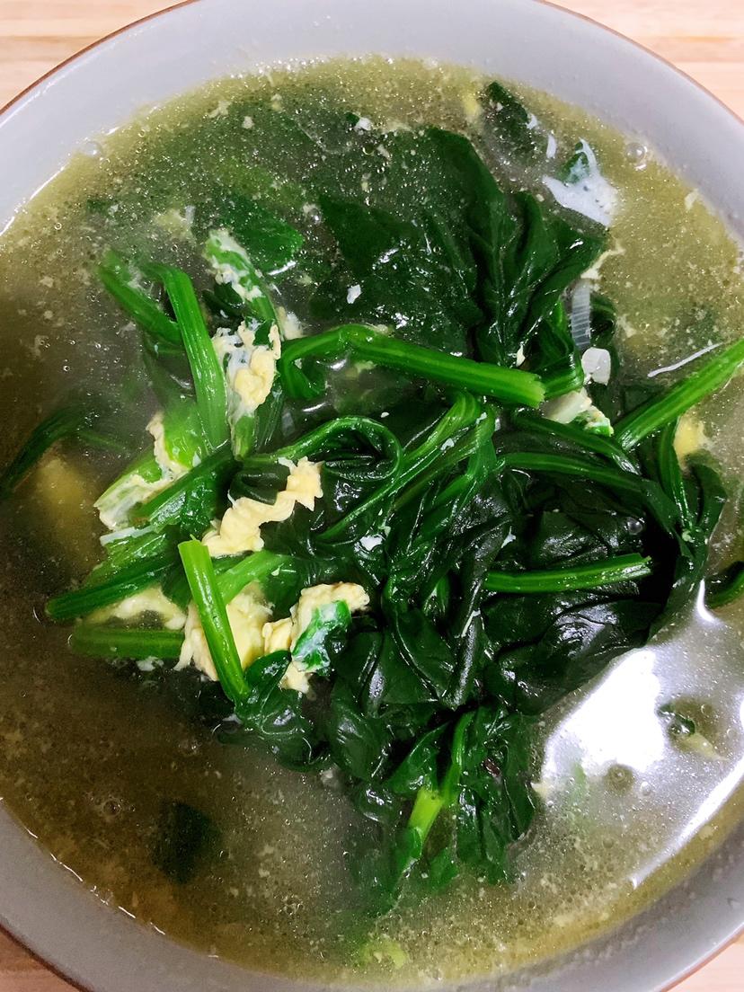 简单营养的菠菜鸡蛋汤的做法