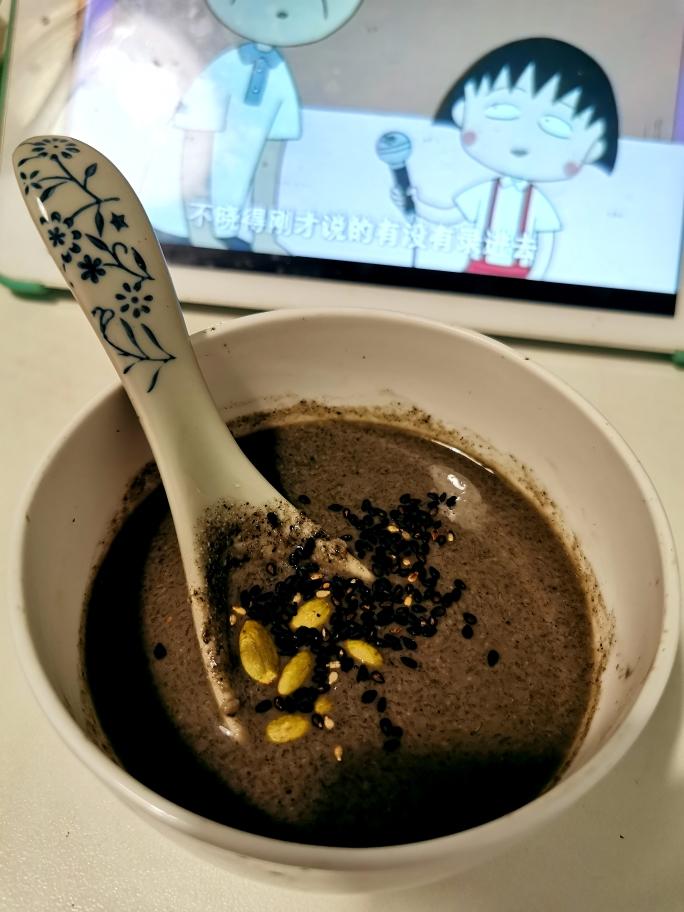 低碳生酮友好黑芝麻糊的做法