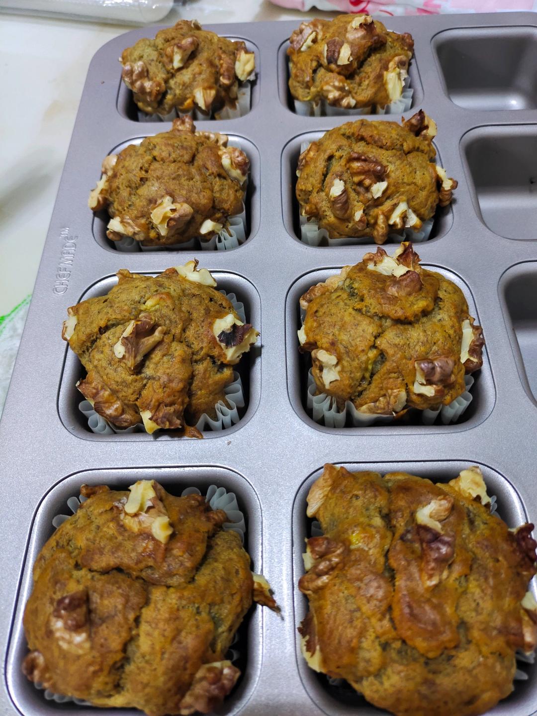 简易版香蕉核桃蛋糕