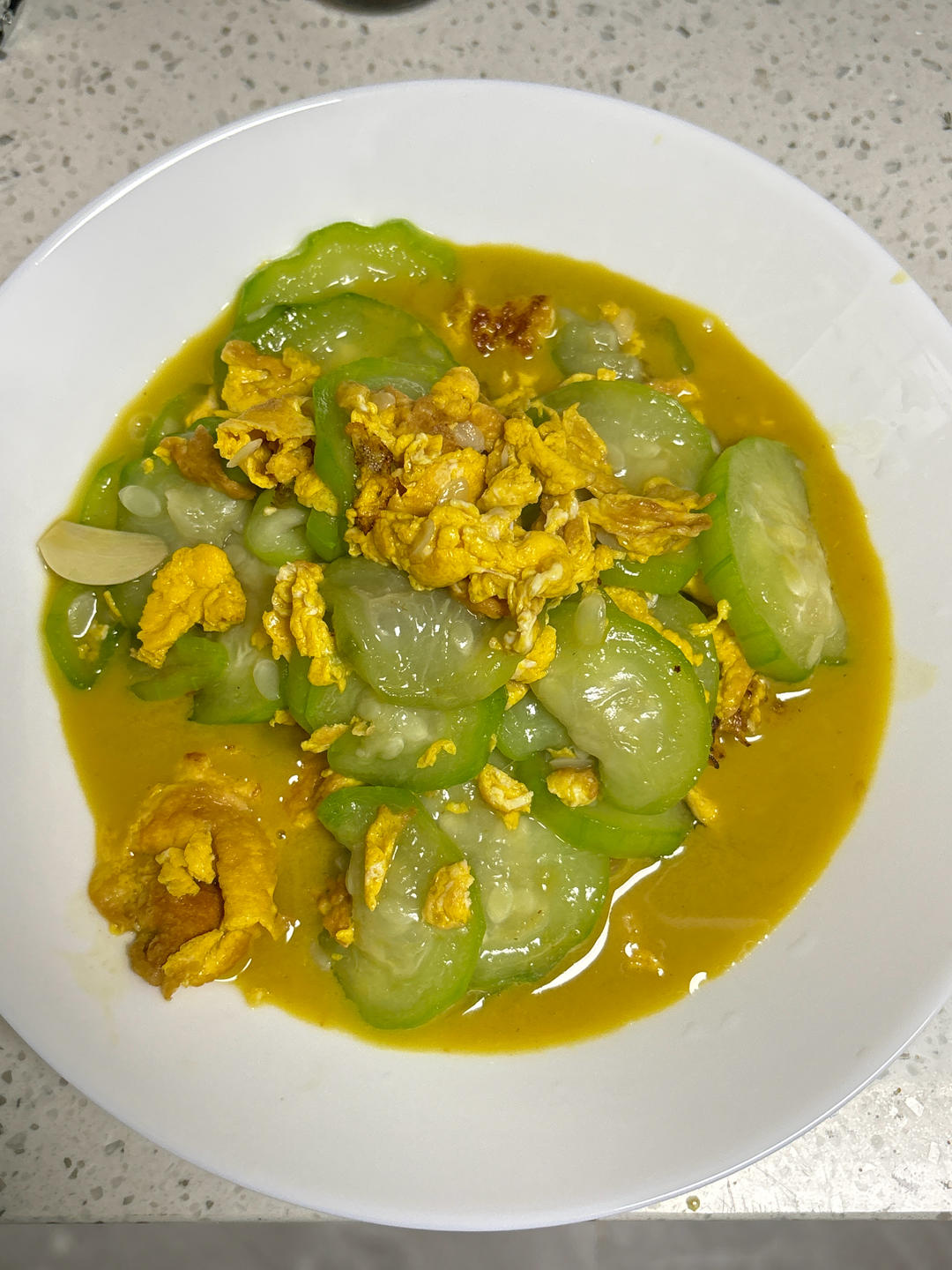 简单快手，五分钟搞定的丝瓜炒蛋