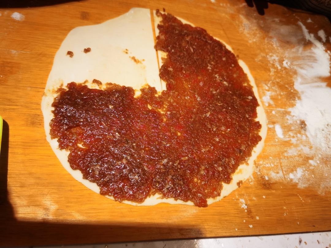 【千层牛肉饼】