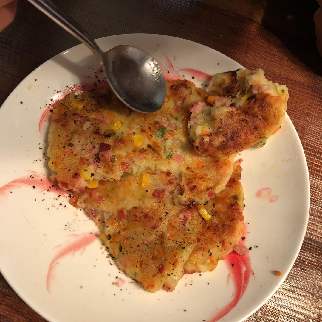 土豆火腿早餐饼