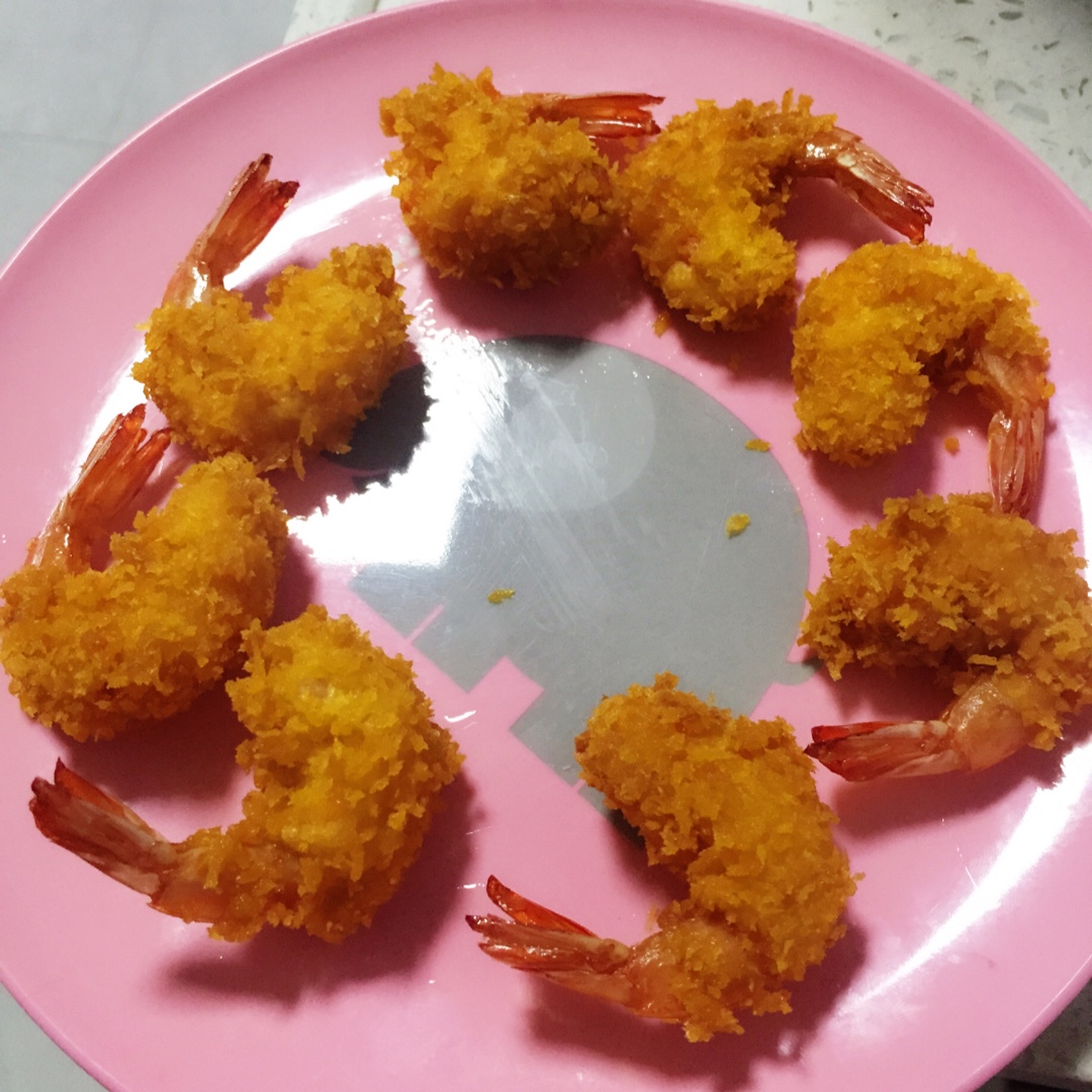 面包糠炸虾
