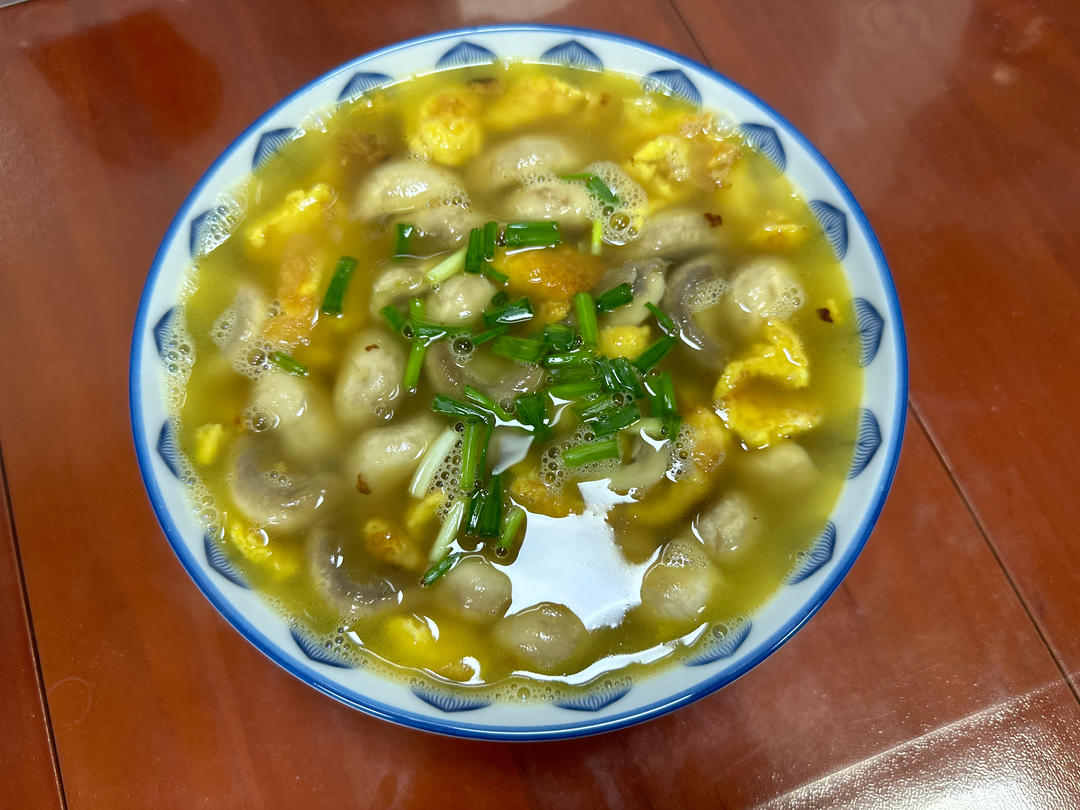 鲜掉眉毛～口蘑鸡蛋汤🥚