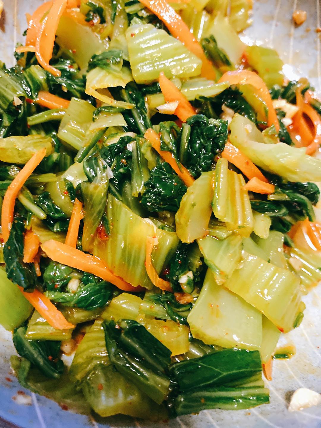 凉拌芥菜的做法