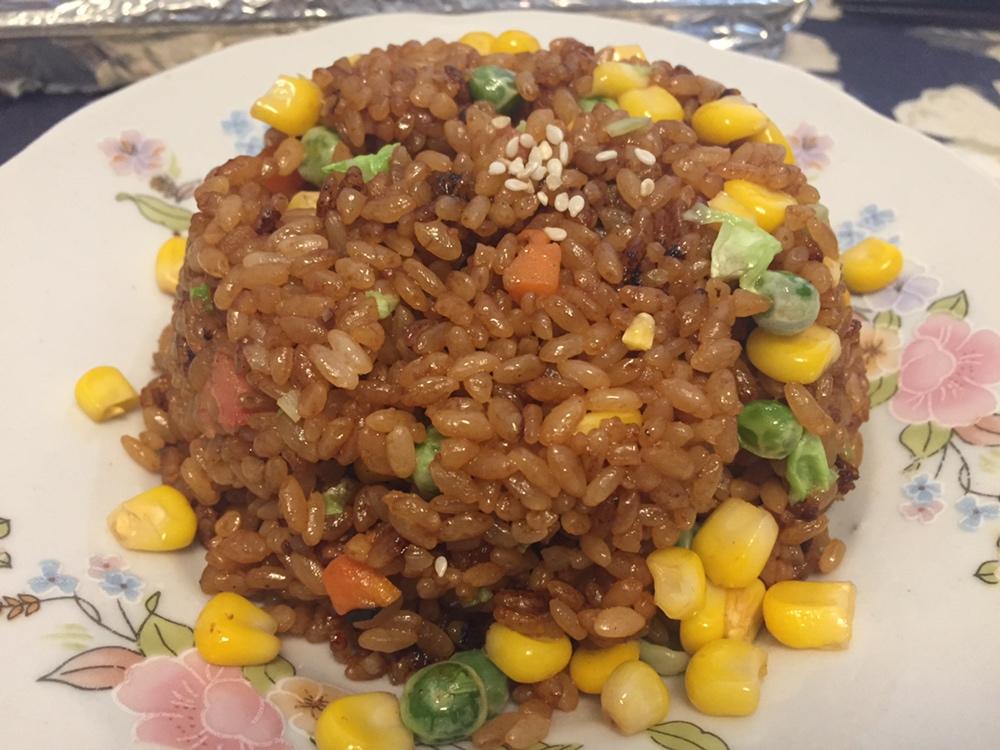 酱油素炒饭