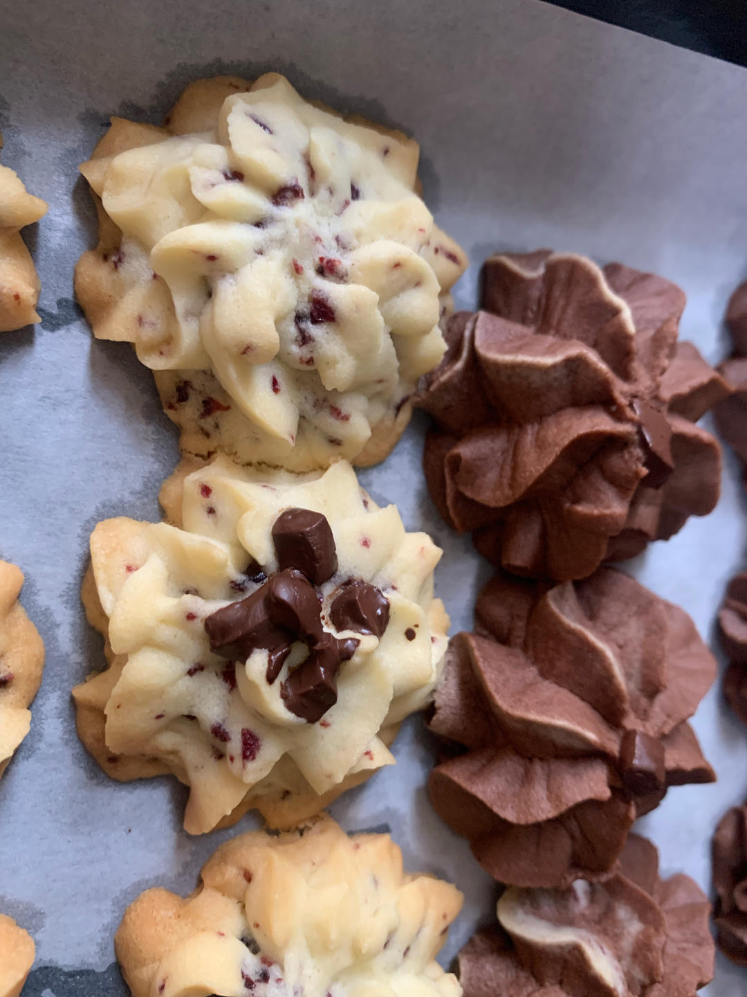 零失败花纹超级立体的黄油曲奇