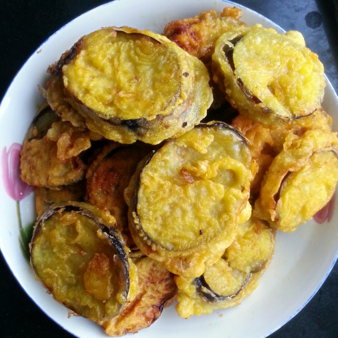 寻源英子做的炸茄盒