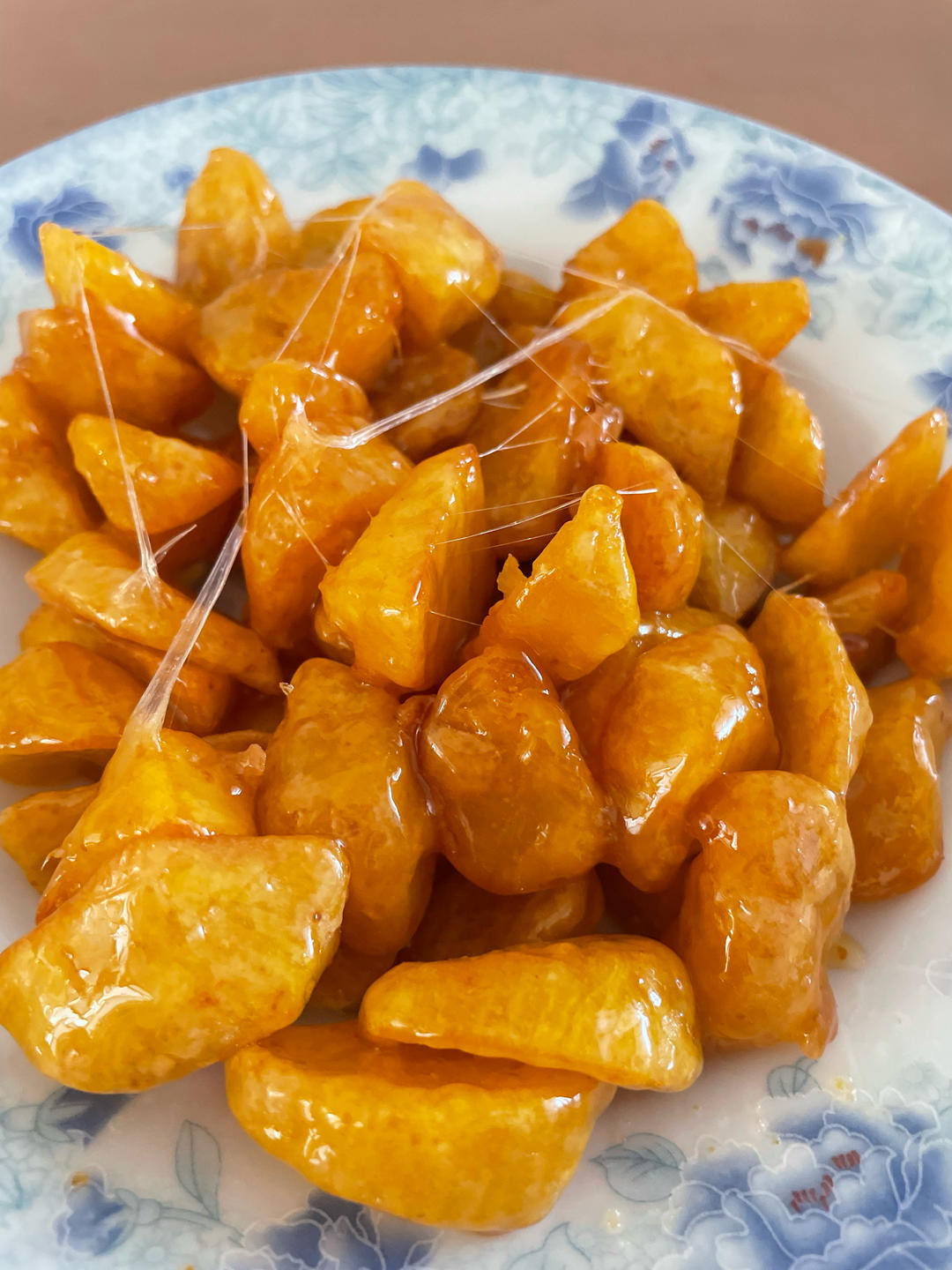 一次成功的拔丝红薯（附炒糖细节、拉丝视频）