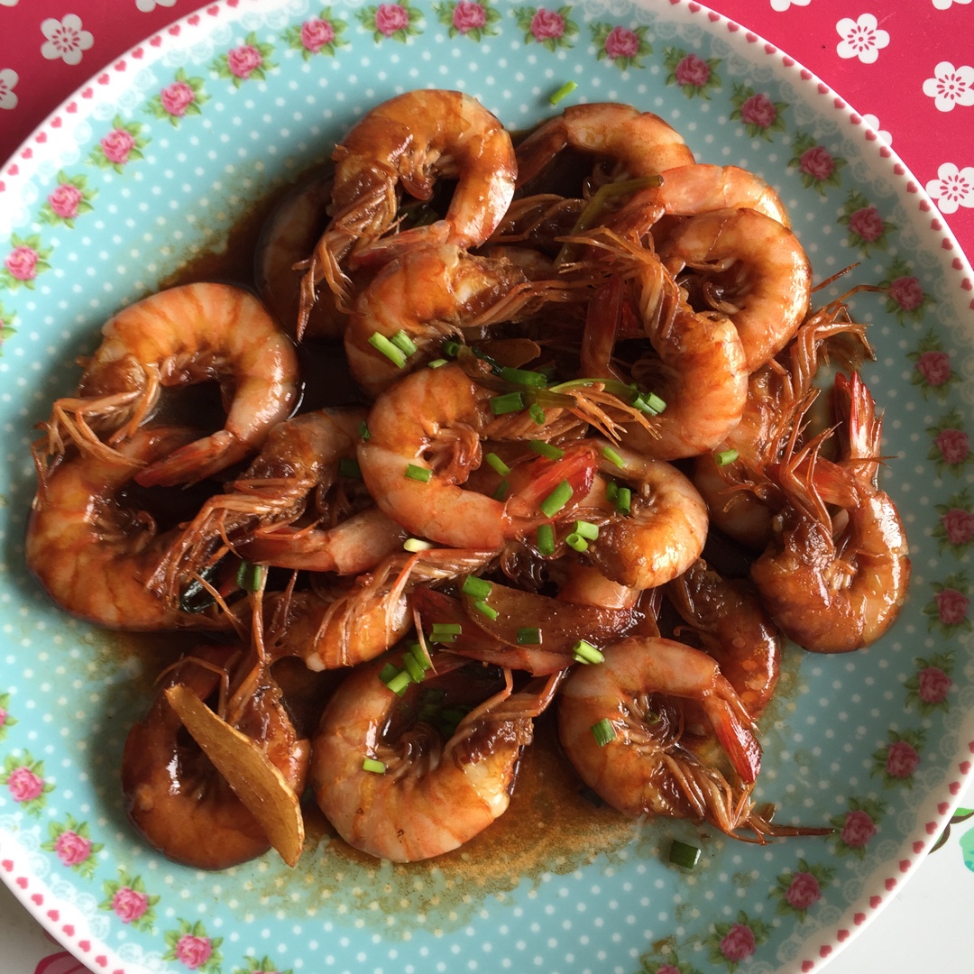 红烧基围虾