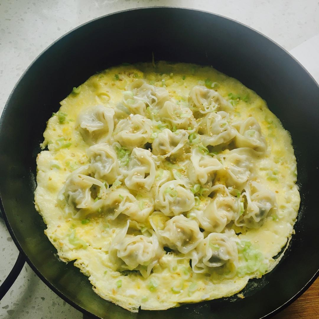 抱蛋煎馄饨