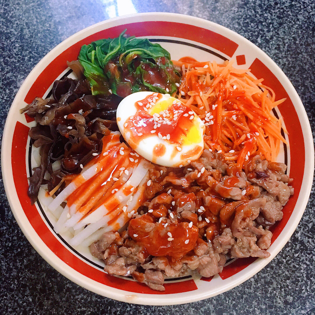 乔巴酱做的每天一道减脂餐韩式牛肉拌饭
