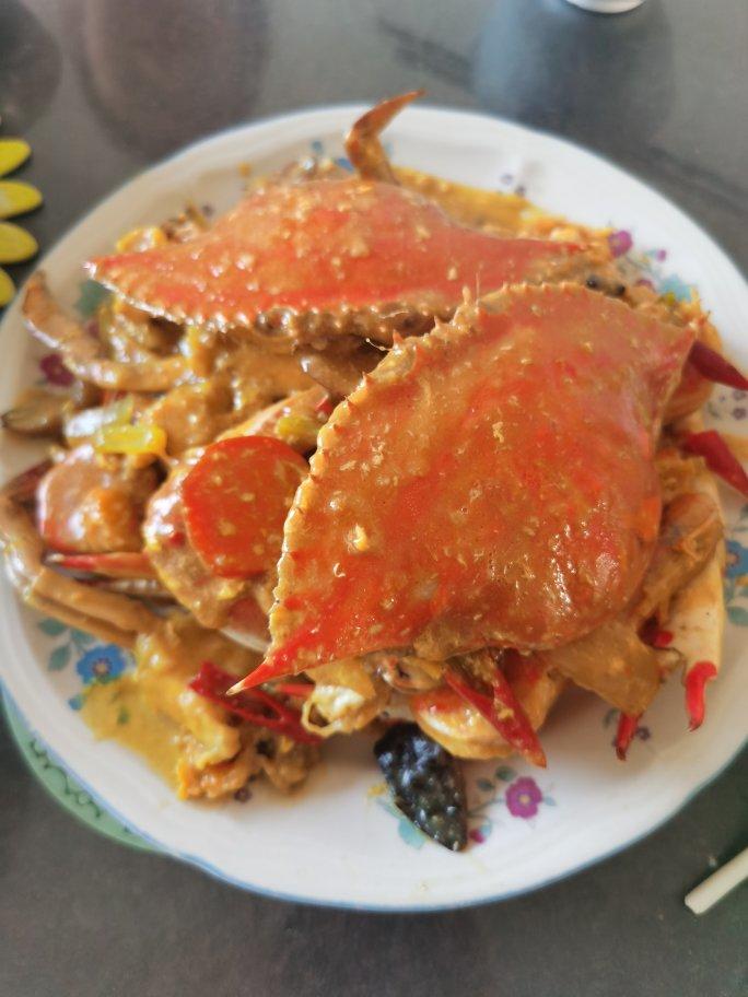 泰式咖喱炒蟹