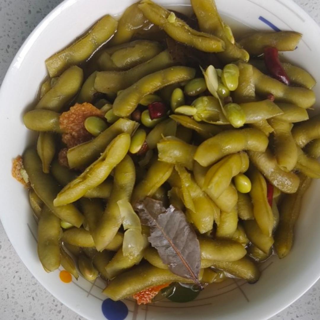 豪华版水煮毛豆