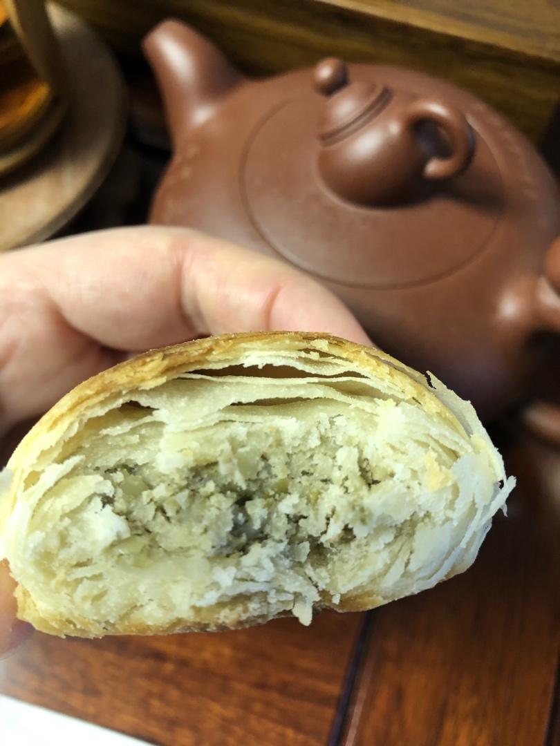 堂妈小厨——酥皮绿豆饼