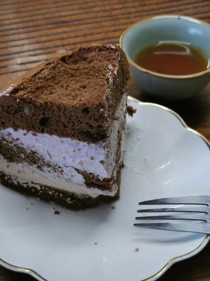 六寸咖啡可可戚风蛋糕