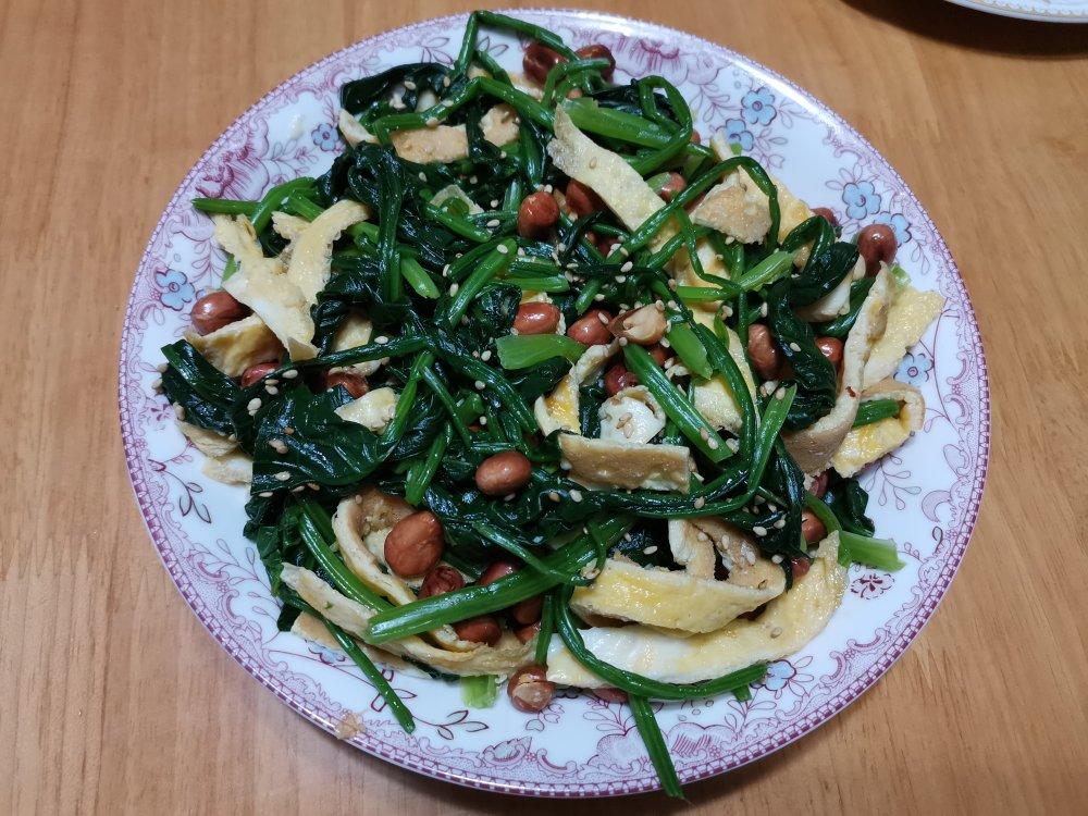 健康低脂凉拌菜—菠菜可以这样吃