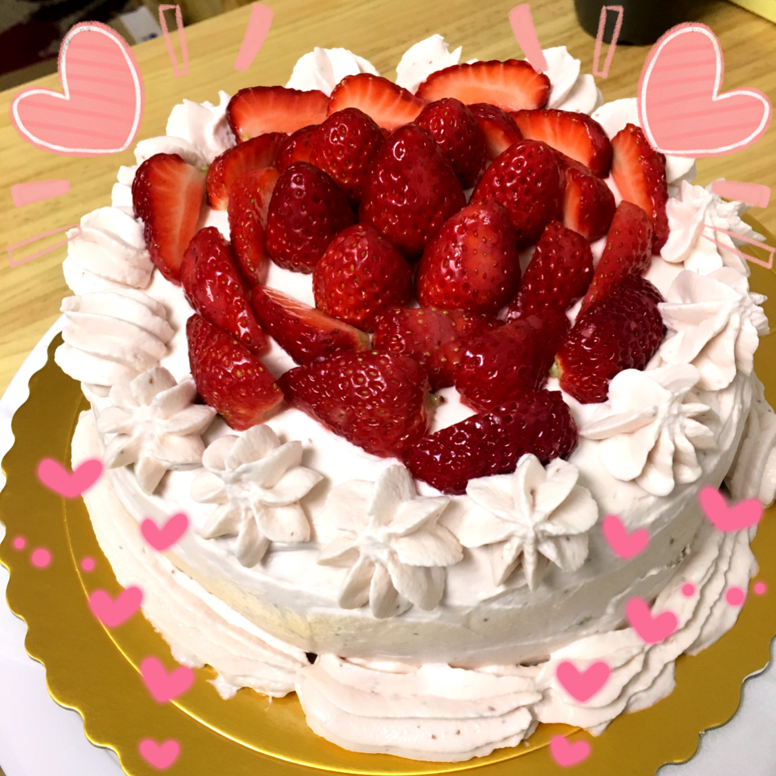 《Tinrry+》草莓奶油蛋糕（8寸配方）