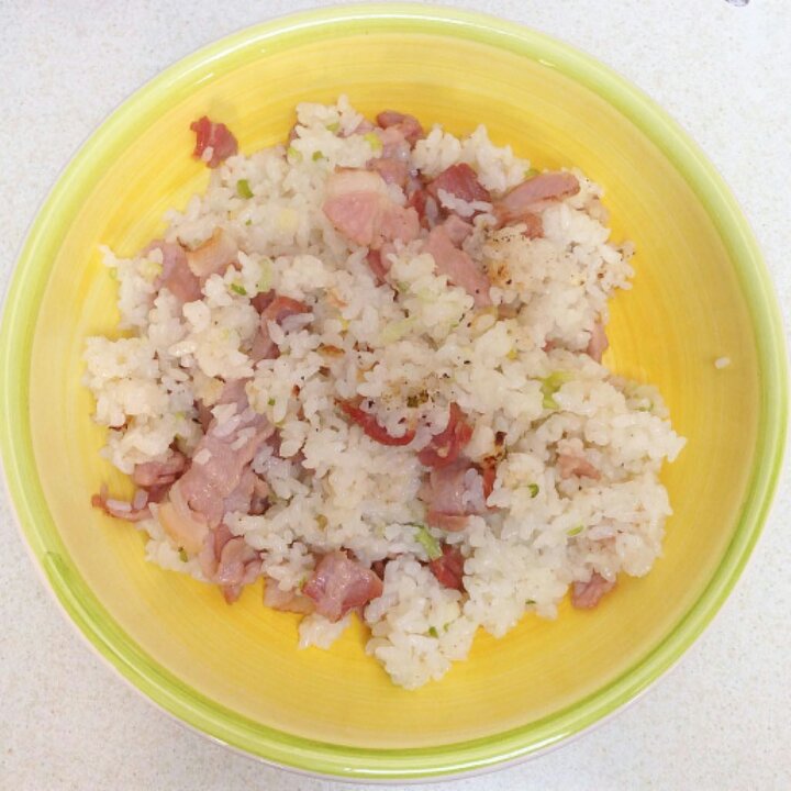 培根什蔬炒饭