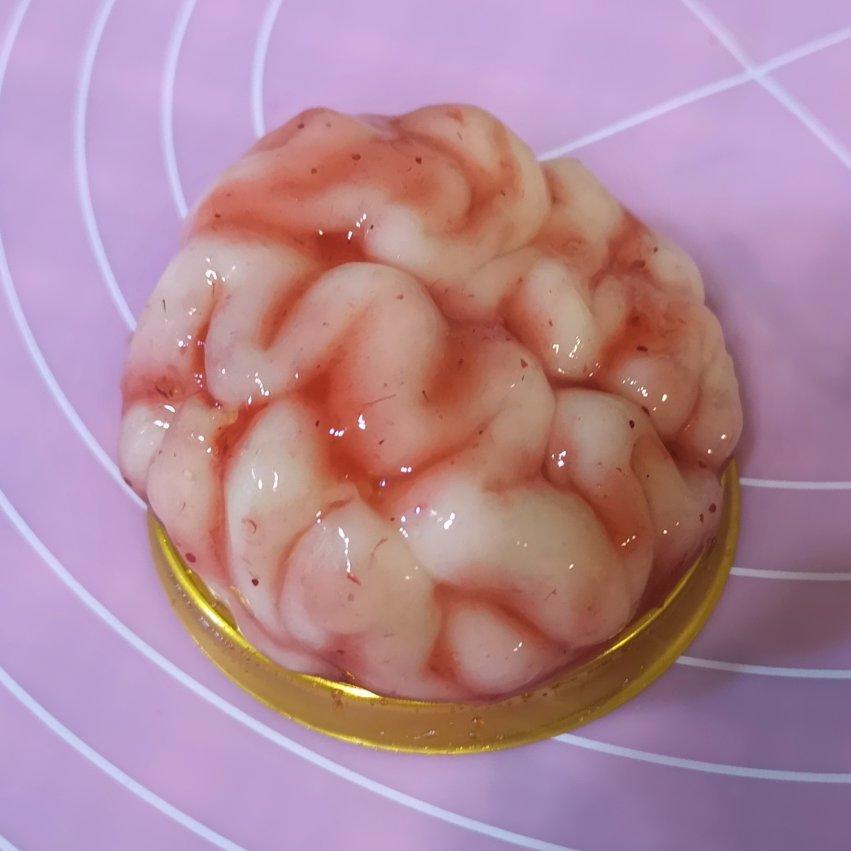 方便送人和售卖的万圣节脑子蛋糕（大脑蛋糕）