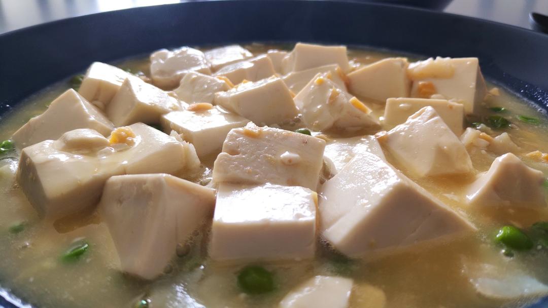 蟹黄豆腐（咸蛋黄版）