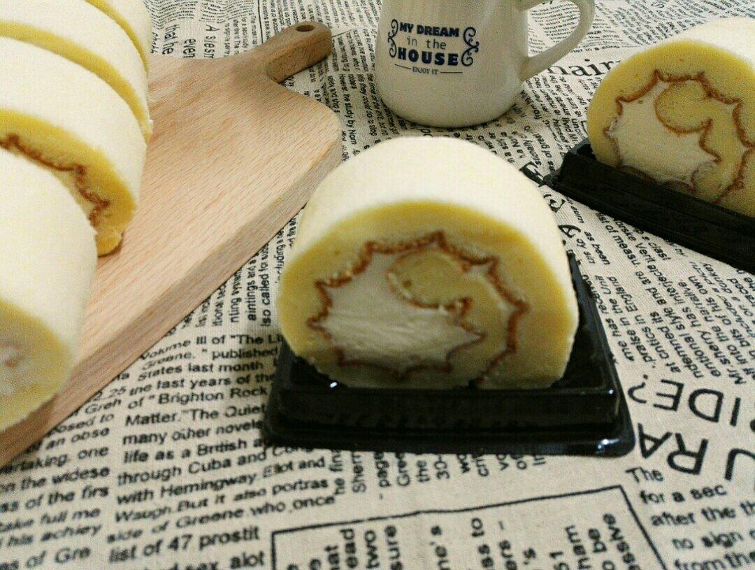 戚风奶油蛋糕卷